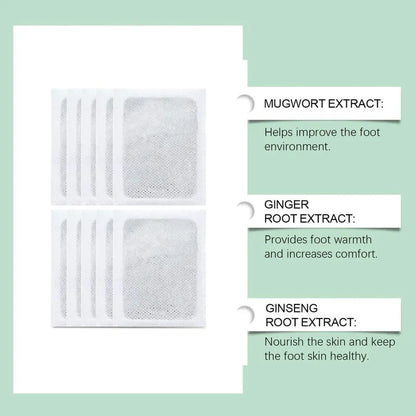 100% Herbal & Gentle Ingredient Detox Foot Pads BUY 10 GET 20 FREE (Pack of 30)