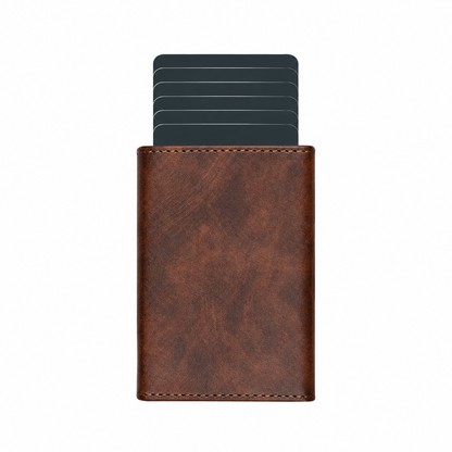 Defender RFID Protected Wallet Cardholder - Brown